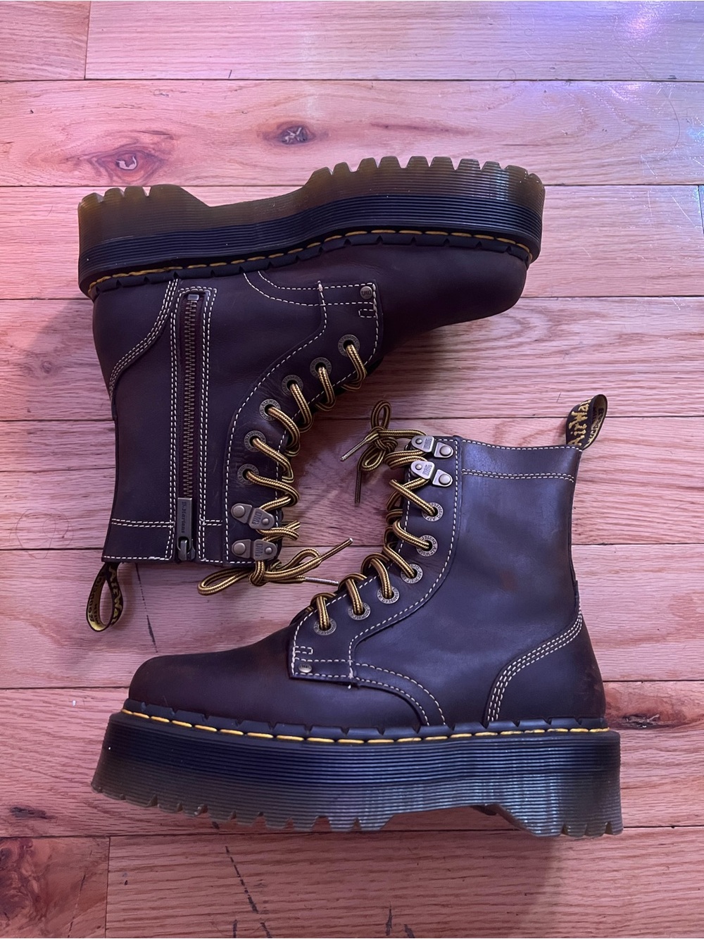 Dr Martens Jadon Boot Arc Crazy Horse Platforms size women’s 7
